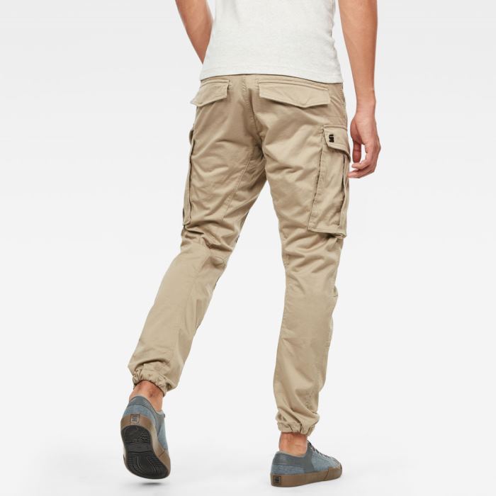 Férfi G-Star Rovic Zip 3d Straight Tapered Nadrág Khaki Magyarország | QIEUHL8