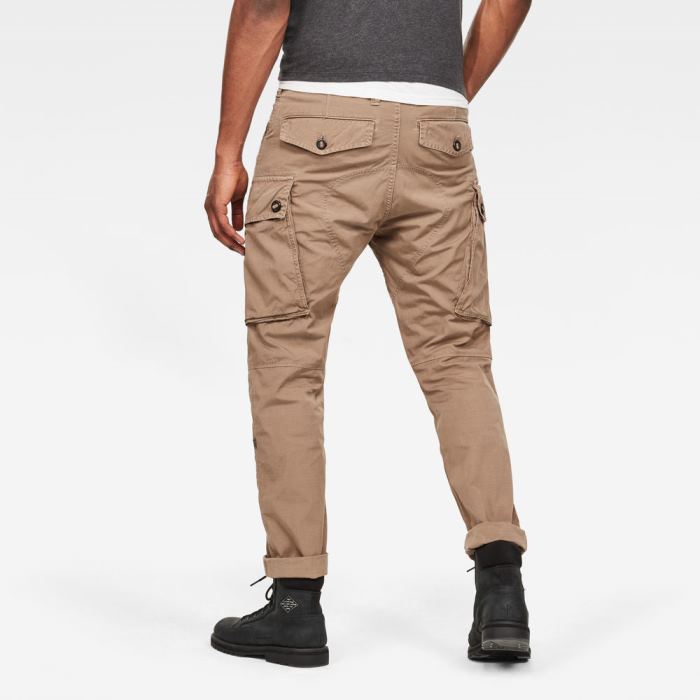 Férfi G-Star Roxic Straight Tapered Cargo Nadrág Sötétkhaki Magyarország | ZVBHLEG