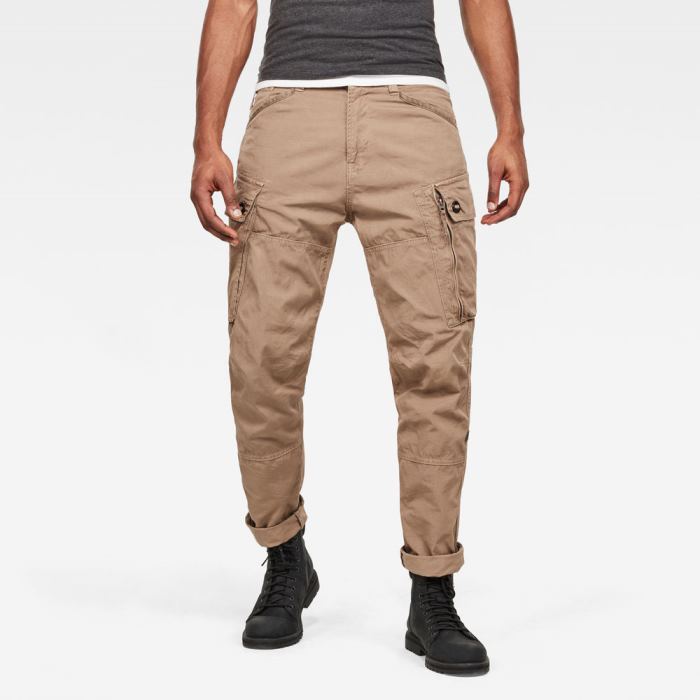 Férfi G-Star Roxic Straight Tapered Cargo Nadrág Sötétkhaki Magyarország | ZVBHLEG