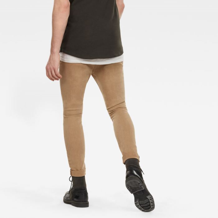 Férfi G-Star Skinny Chinos Khaki Magyarország | HLZL5JP