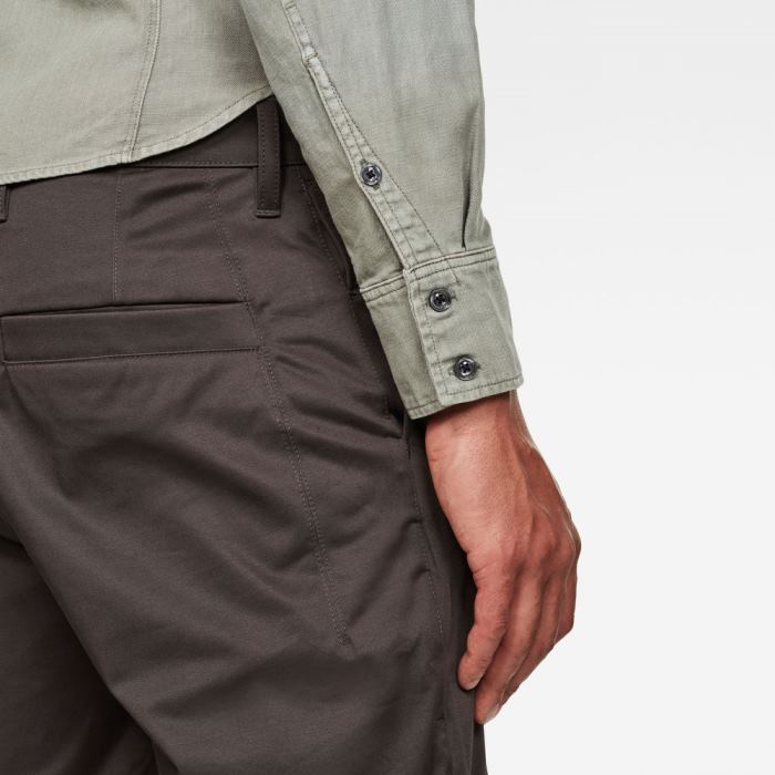 Férfi G-Star Straight Chino 12 Length Rövidnadrág Sötétcsokoládé Magyarország | 6O4XJBS