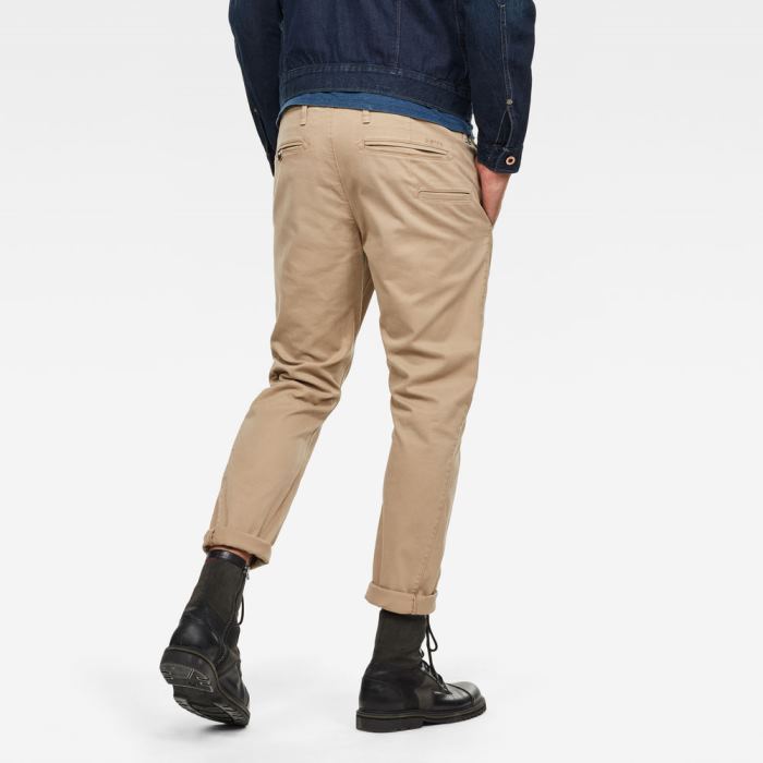 Férfi G-Star Vetar Slim Chinos Khaki Magyarország | Y7AOX56