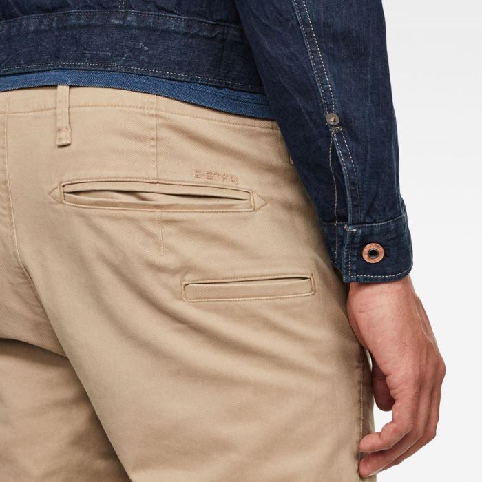 Férfi G-Star Vetar Slim Chinos Khaki Magyarország | Y7AOX56