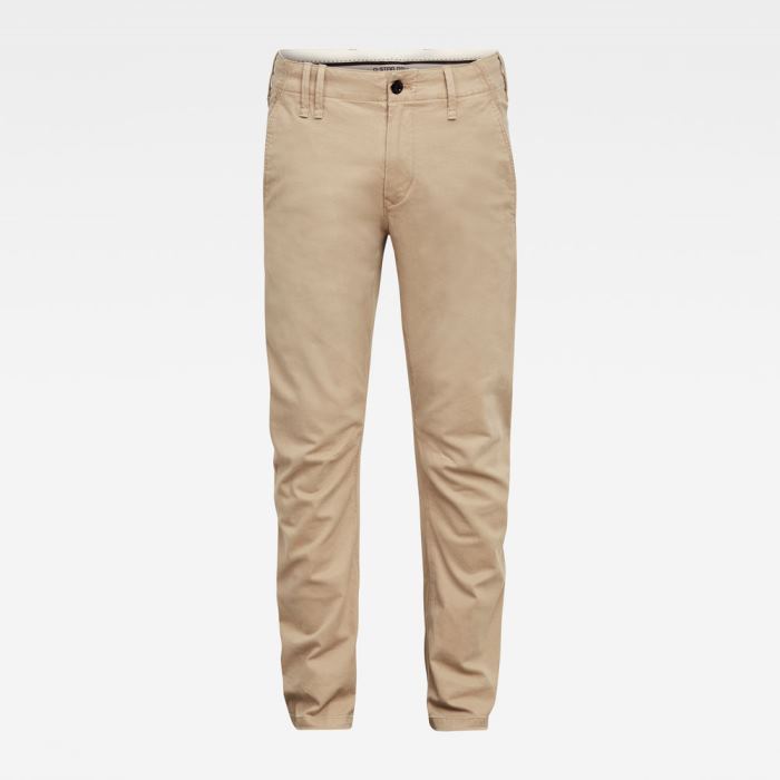 Férfi G-Star Vetar Slim Chinos Khaki Magyarország | Y7AOX56