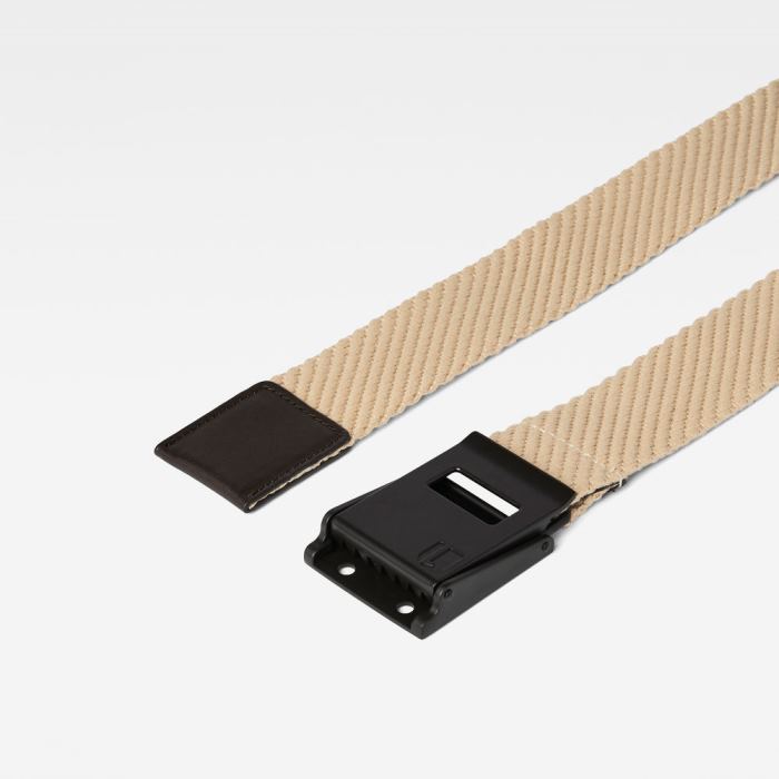 Férfi G-Star Xemy Webbing Öv Khaki Magyarország | 37638RZ