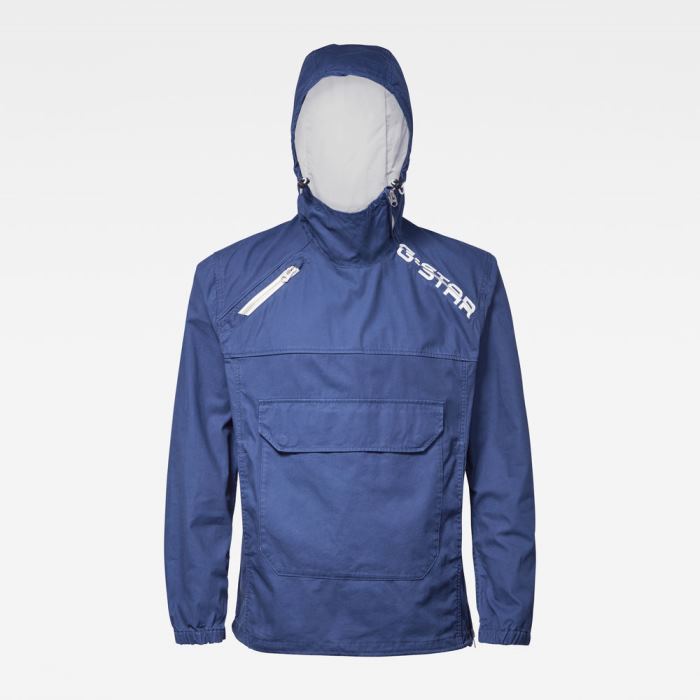 Férfi G-Star Xpo Anorak Jacket Kabát Királykék Kék Magyarország | 0M7210C