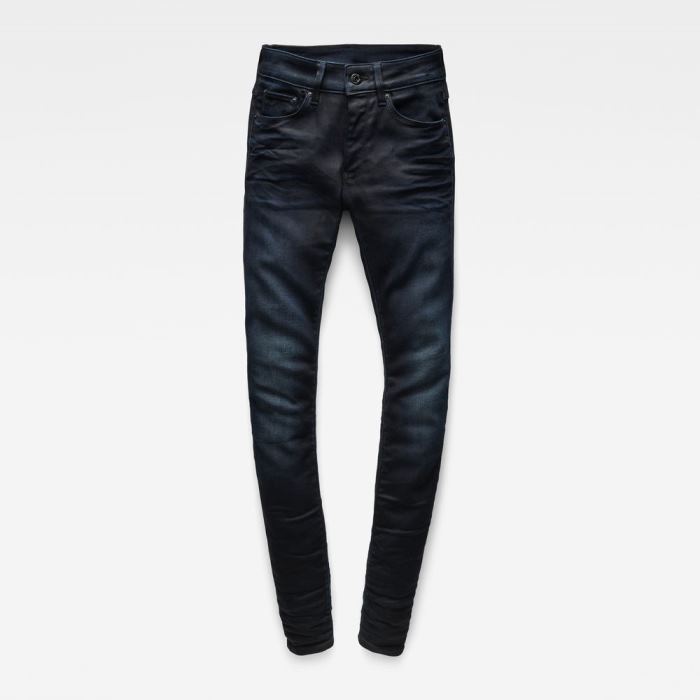 G-Star Raw Jeans - G-Star 3301 Contour Skinny Farmer Nadrág Obszidián Magyarország | O4VTEWG