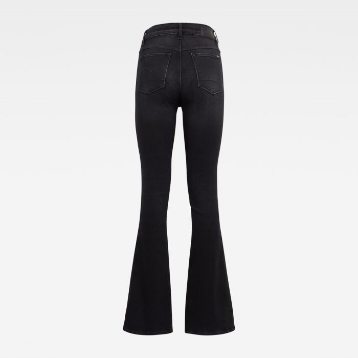 G-Star Raw Jeans - G-Star 3301 High Flare Farmer Nadrág Fekete Magyarország | 3QRYZXX