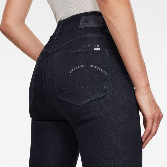 G-Star Raw Jeans - G-Star 3301 High Flare Farmer Nadrág Sötétkék Magyarország | RIKWP2F