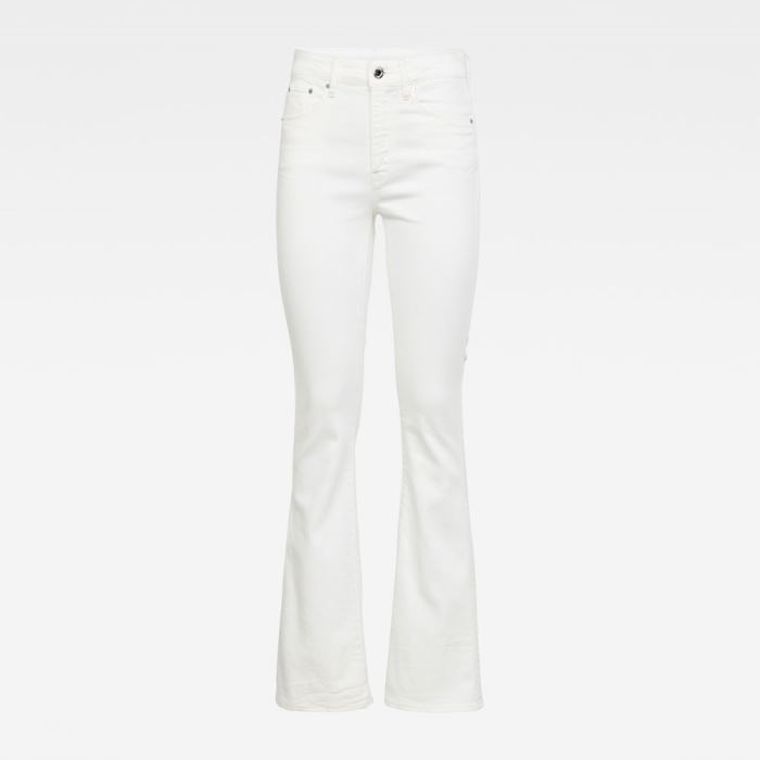 G-Star Raw Jeans - G-Star 3301 High Flare Farmer Nadrág Fehér Magyarország | SWYPUOM