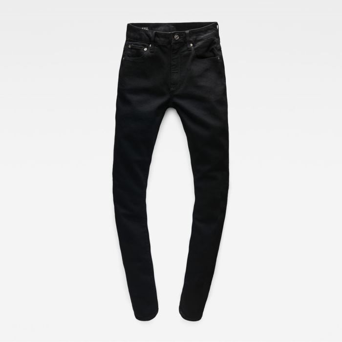 G-Star Raw Jeans - G-Star 3301 High Skinny Farmer Nadrág Fekete Magyarország | 6NSTMPU