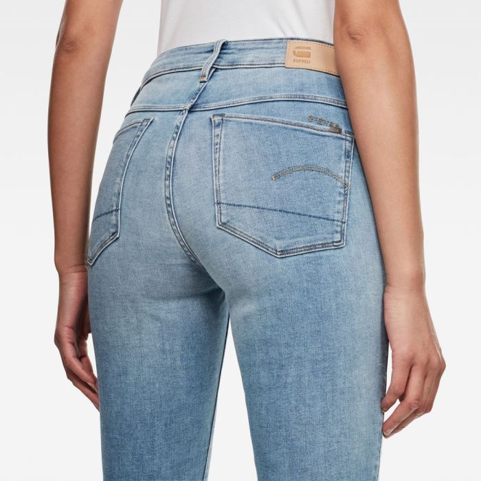 G-Star Raw Jeans - G-Star 3301 High Skinny Farmer Nadrág Világos Sötétkék Magyarország | D02KMUO