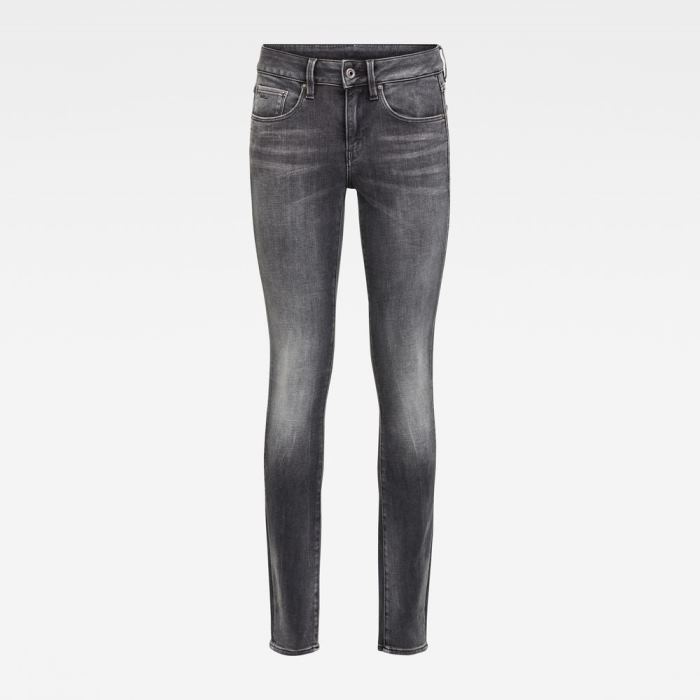 G-Star Raw Jeans - G-Star 3301 Mid Skinny Farmer Nadrág Szürke Magyarország | LS2SCK3