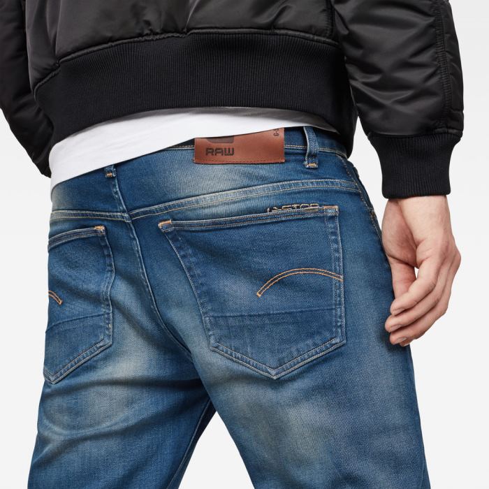 G-Star Raw Jeans - G-Star 3301 Relaxed Farmer Nadrág Égszínkék Magyarország | J31PGCD