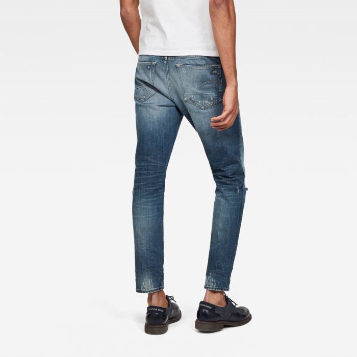 G-Star Raw Jeans - G-Star 3301 Slim C Farmer Nadrág Kék Magyarország | Z7BHU6J