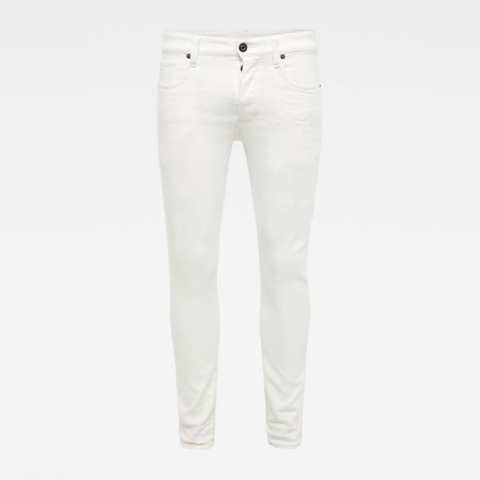 G-Star Raw Jeans - G-Star 3301 Slim Farmer Nadrág Fehér Magyarország | RAUGYZ9