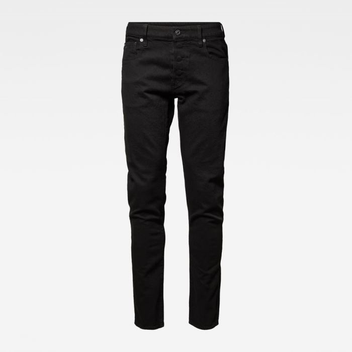 G-Star Raw Jeans - G-Star 3301 Slim Farmer Nadrág Fekete Magyarország | 1DRXUMU