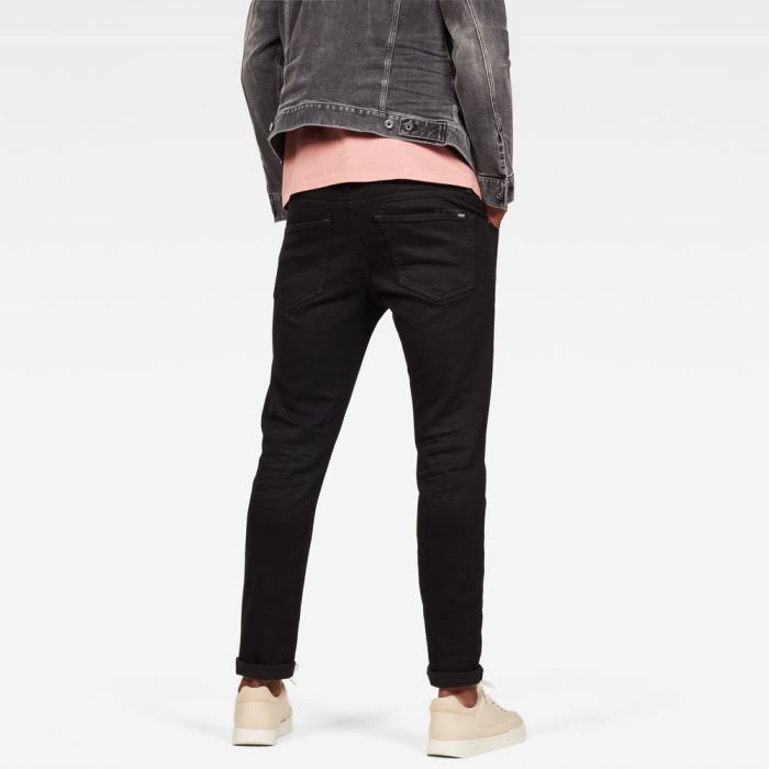 G-Star Raw Jeans - G-Star 3301 Slim Farmer Nadrág Fekete Magyarország | P4XXWS4