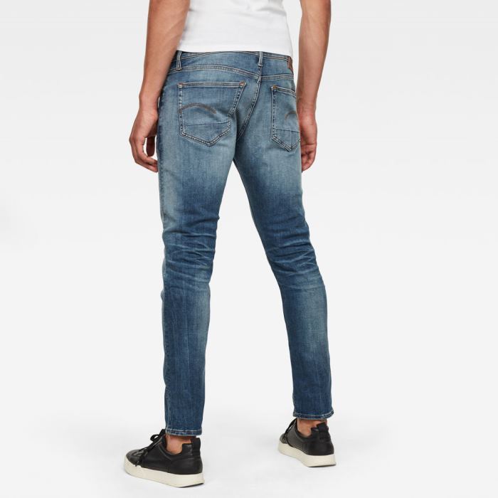 G-Star Raw Jeans - G-Star 3301 Slim Farmer Nadrág Kék Magyarország | QF7K1UL