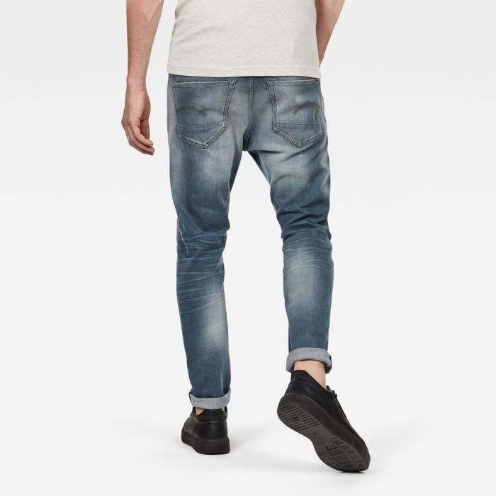 G-Star Raw Jeans - G-Star 3301 Slim Farmer Nadrág Kék Magyarország | YLDK6RH