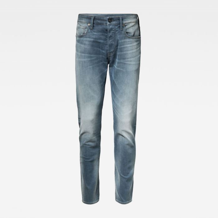 G-Star Raw Jeans - G-Star 3301 Slim Farmer Nadrág Kék Magyarország | YLDK6RH