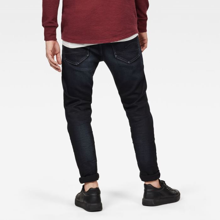 G-Star Raw Jeans - G-Star 3301 Slim Farmer Nadrág Obszidián Magyarország | JZ394S6