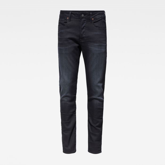 G-Star Raw Jeans - G-Star 3301 Slim Farmer Nadrág Obszidián Magyarország | JZ394S6