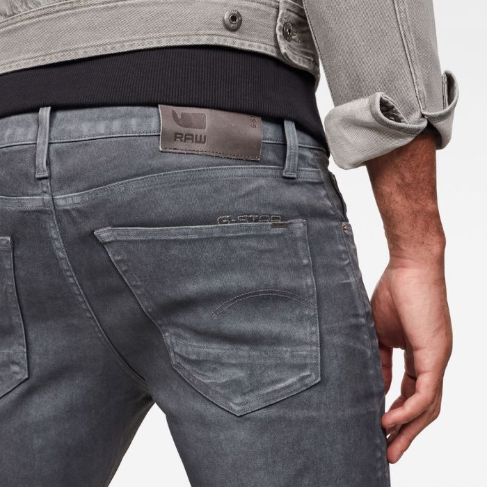 G-Star Raw Jeans - G-Star 3301 Slim Farmer Nadrág Szürke Magyarország | XJV6IH6