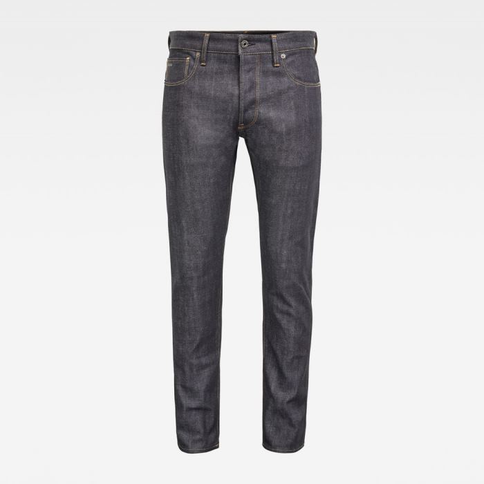 G-Star Raw Jeans - G-Star 3301 Slim Farmer Nadrág Sötétkék Magyarország | LJ7IND4