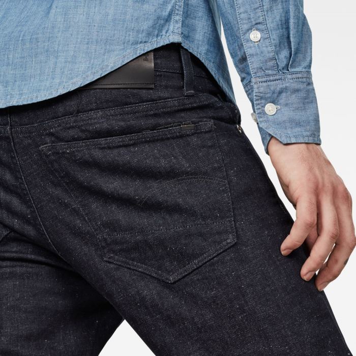 G-Star Raw Jeans - G-Star 3301 Slim Farmer Nadrág Sötétkék Magyarország | YKY3DAG