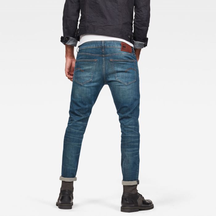 G-Star Raw Jeans - G-Star 3301 Slim Farmer Nadrág Égszínkék Magyarország | 3X9ZSNG