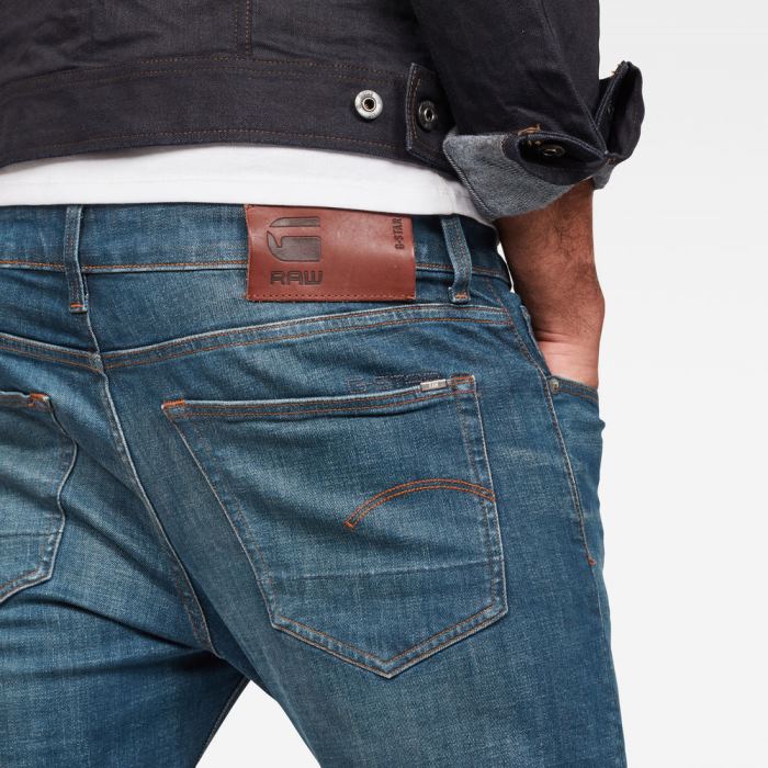 G-Star Raw Jeans - G-Star 3301 Slim Farmer Nadrág Égszínkék Magyarország | 3X9ZSNG