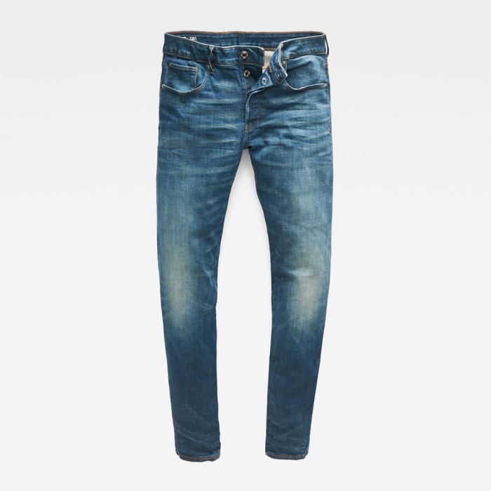 G-Star Raw Jeans - G-Star 3301 Slim Farmer Nadrág Égszínkék Magyarország | 3X9ZSNG