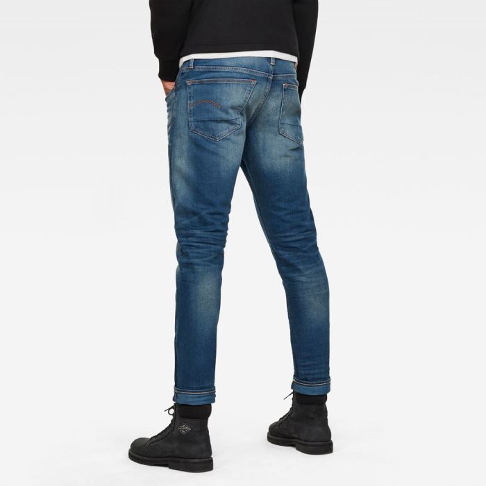 G-Star Raw Jeans - G-Star 3301 Slim Farmer Nadrág Égszínkék Magyarország | P86GXCL