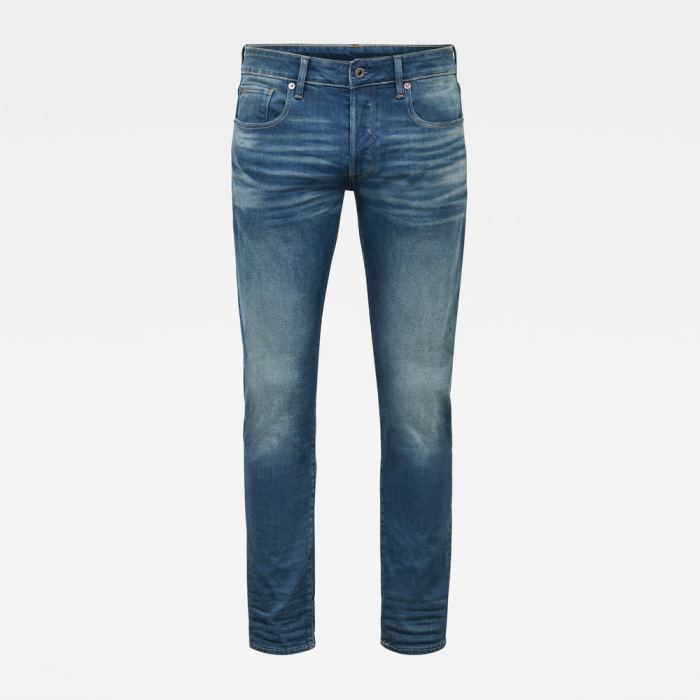 G-Star Raw Jeans - G-Star 3301 Slim Farmer Nadrág Égszínkék Magyarország | P86GXCL