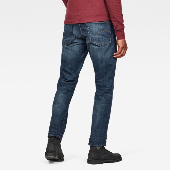 G-Star Raw Jeans - G-Star 3301 Straight Farmer Nadrág Obszidián Magyarország | AXIIJJL