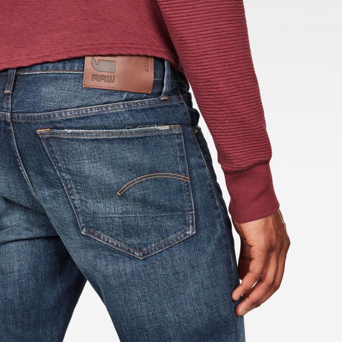 G-Star Raw Jeans - G-Star 3301 Straight Farmer Nadrág Obszidián Magyarország | AXIIJJL