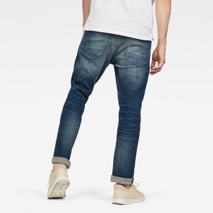 G-Star Raw Jeans - G-Star 3301 Straight Farmer Nadrág Kék Magyarország | NTVP1X4