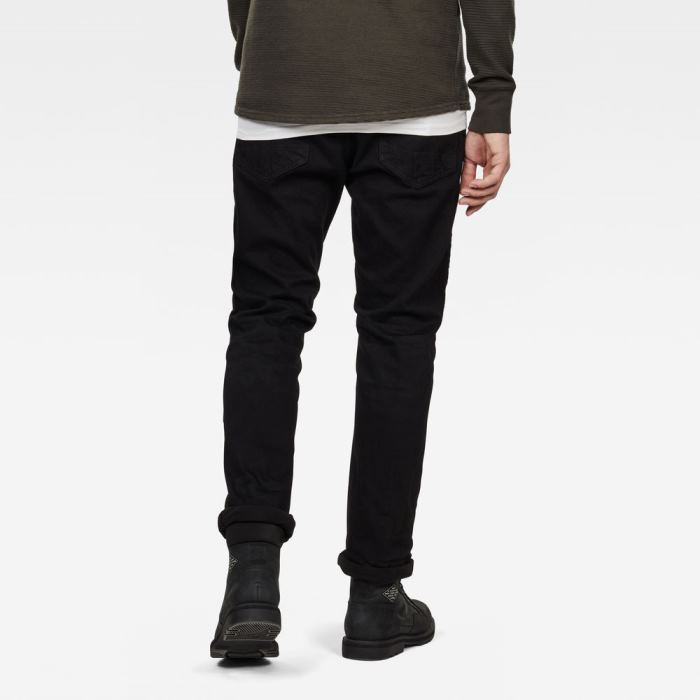 G-Star Raw Jeans - G-Star 3301 Straight Farmer Nadrág Fekete Magyarország | QMJCGMQ