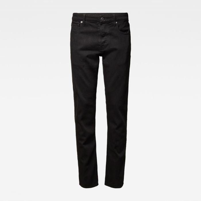 G-Star Raw Jeans - G-Star 3301 Straight Farmer Nadrág Fekete Magyarország | QMJCGMQ