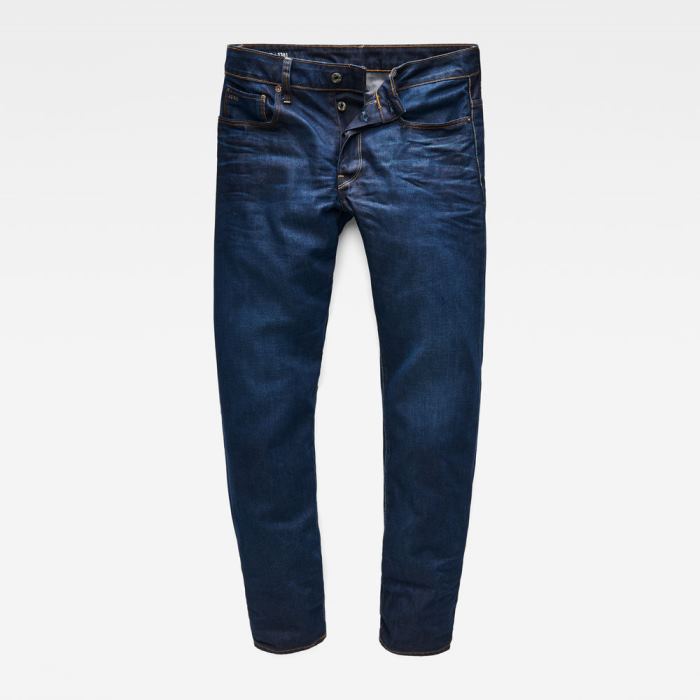 G-Star Raw Jeans - G-Star 3301 Straight Farmer Nadrág Obszidián Magyarország | YY75CNI