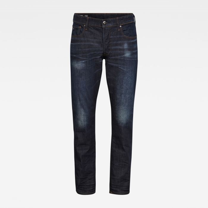 G-Star Raw Jeans - G-Star 3301 Straight Tapered C Farmer Nadrág Sötétkék Magyarország | YG9XQ00