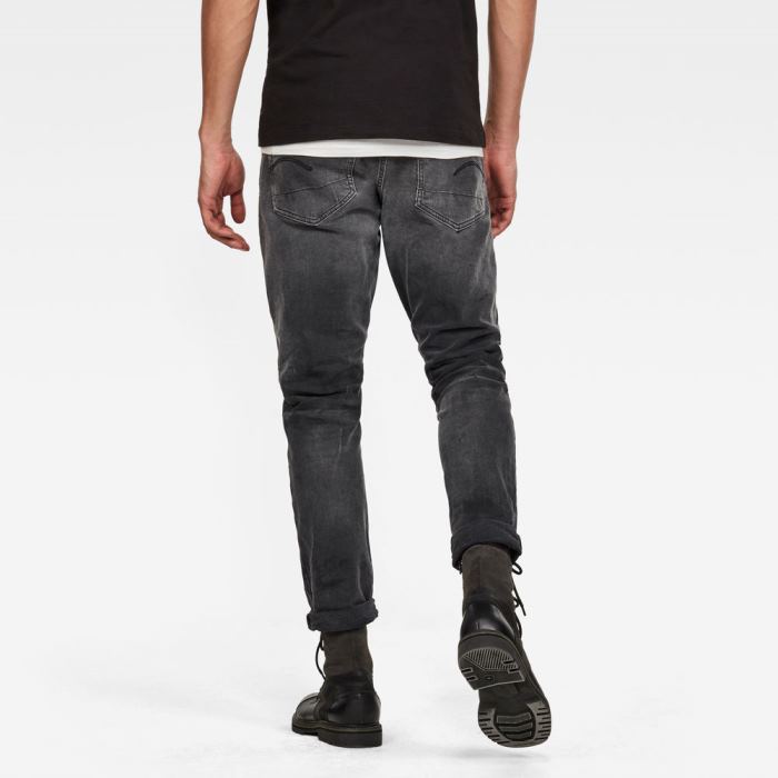 G-Star Raw Jeans - G-Star 3301 Straight Tapered Farmer Nadrág Szürke Magyarország | 10IC1Y8