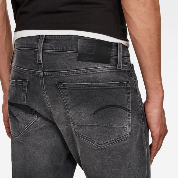 G-Star Raw Jeans - G-Star 3301 Straight Tapered Farmer Nadrág Szürke Magyarország | 10IC1Y8