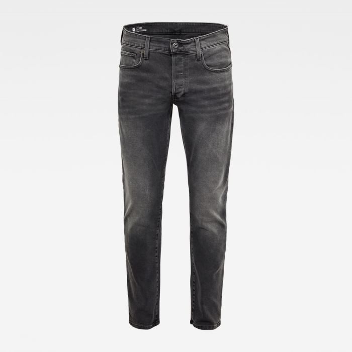 G-Star Raw Jeans - G-Star 3301 Straight Tapered Farmer Nadrág Szürke Magyarország | 10IC1Y8