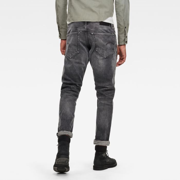 G-Star Raw Jeans - G-Star 3301 Straight Tapered Farmer Nadrág Szürke Magyarország | 2LNXB8F