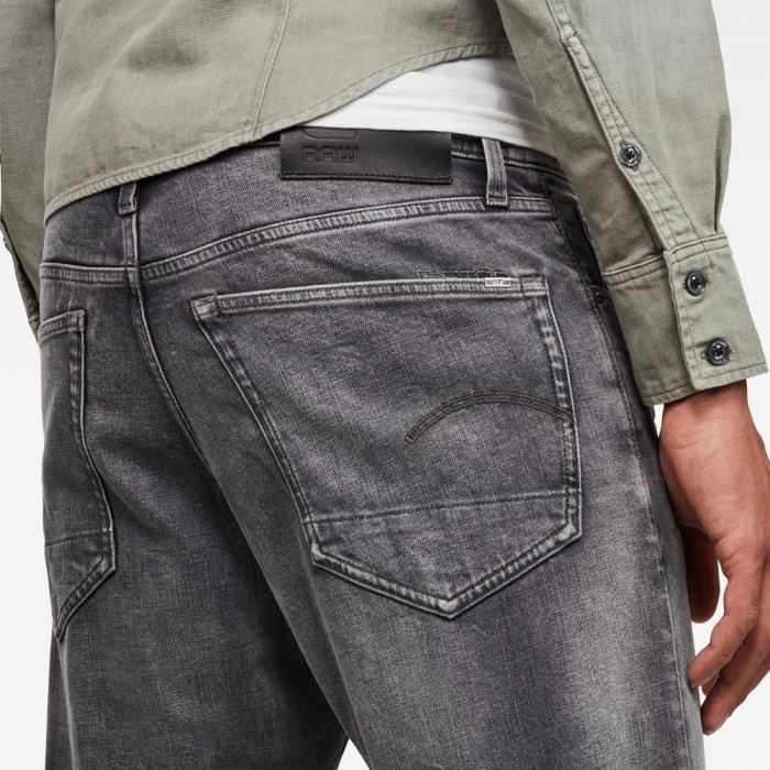 G-Star Raw Jeans - G-Star 3301 Straight Tapered Farmer Nadrág Szürke Magyarország | 2LNXB8F