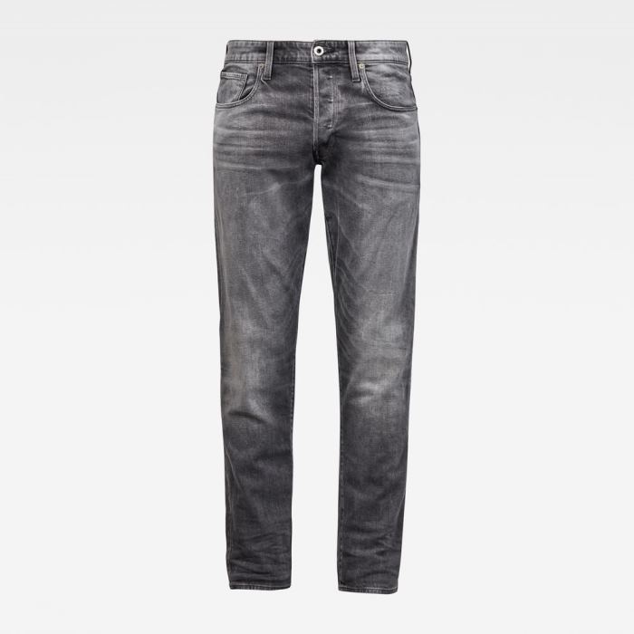 G-Star Raw Jeans - G-Star 3301 Straight Tapered Farmer Nadrág Szürke Magyarország | 2LNXB8F