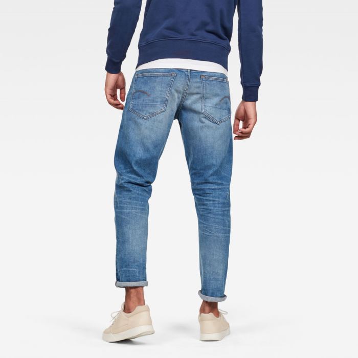 G-Star Raw Jeans - G-Star 3301 Straight Tapered Farmer Nadrág Égszínkék Magyarország | 5FK2Q4U