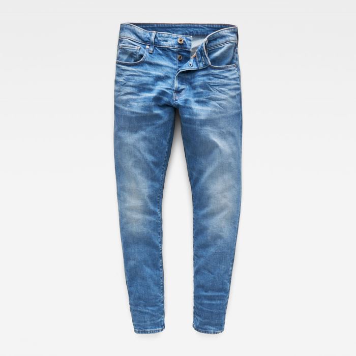 G-Star Raw Jeans - G-Star 3301 Straight Tapered Farmer Nadrág Égszínkék Magyarország | 5FK2Q4U